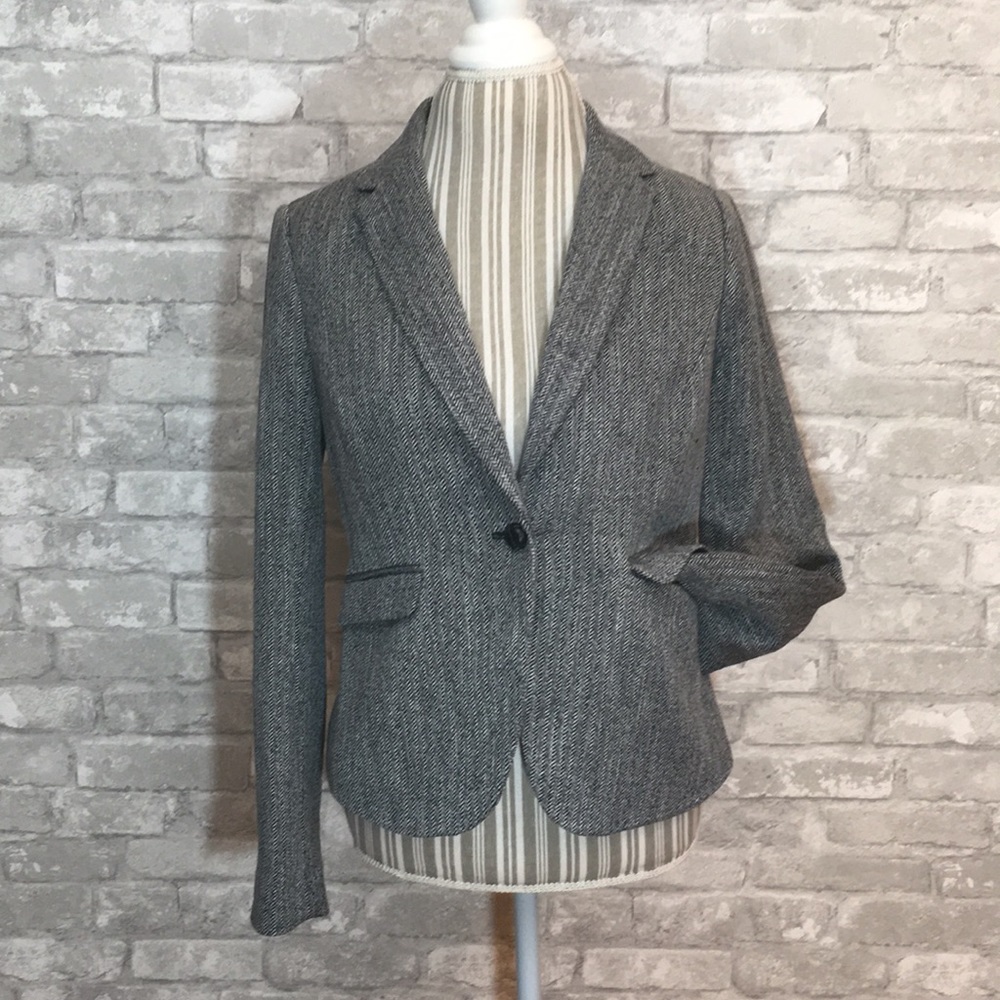 The Limited Herringbone Blazer
